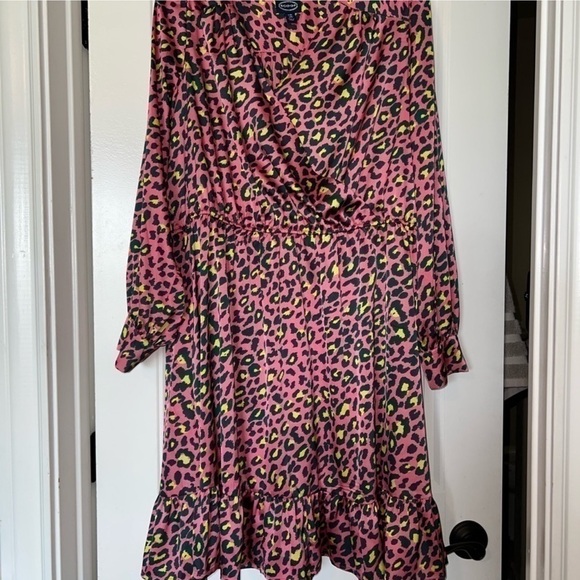 Scoop Women’s Mini Dress with Ruffle Hem - Picture 2 of 4